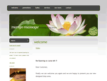 Tablet Screenshot of mangomassagebkk.com
